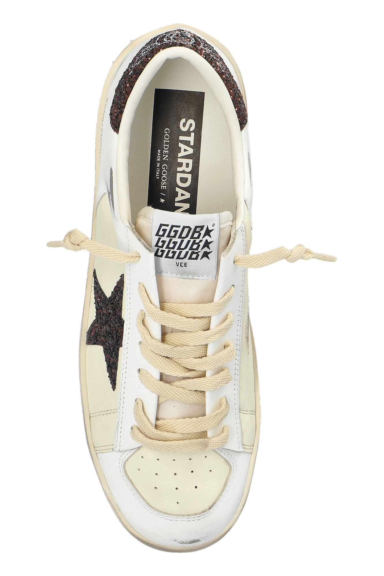 Golden Goose|SNEAKERS (GWF00333 F006826 12165) Biały Buty sportowe `Stardan Con Collarino E Passalacci